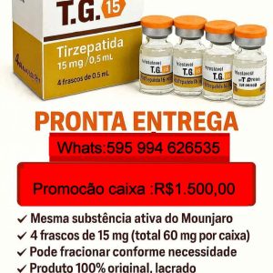 Monjaro Tirzepatida  -15Mg  - Tratamento para 6 meses
